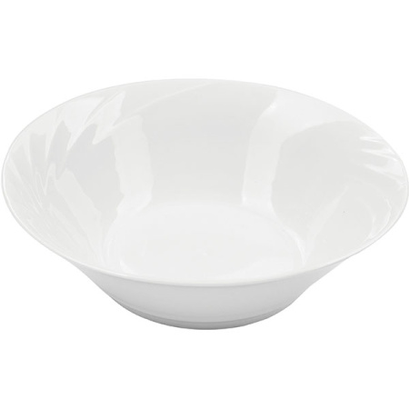 Салатник «Голубка»; фарфор; 1200мл; D=22.5,H=6.5см; белый