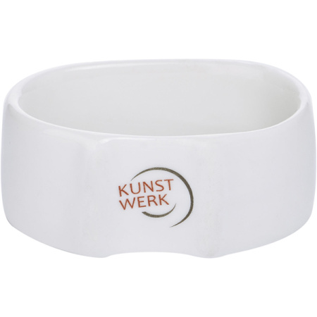 Кольцо для салфеток «Кунстверк»; фарфор; D=3,H=3.5,L=6.5,B=3см; белый