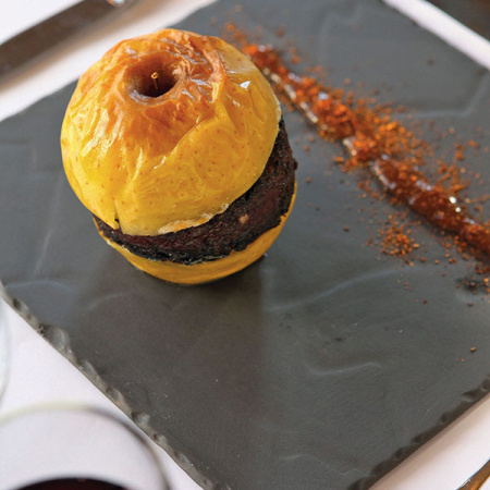 Блюдо квадратное «Базальт»; фарфор; L=25.5,B=25.5см; черный,матовый