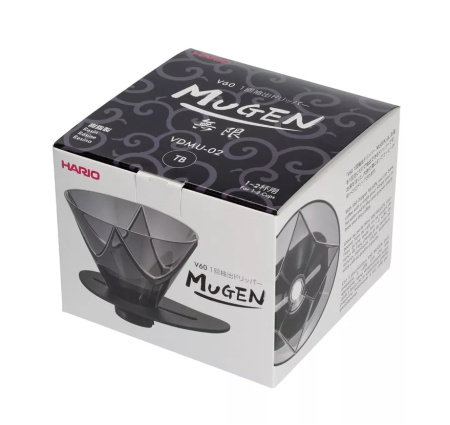 Воронка Hario Mugen 02 пластик черный