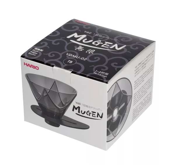 Воронка Hario Mugen 02 пластик черный