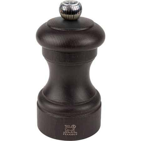 Мельница для соли метал.мех.; дерево; D=5.2,H=10см; шоколад.