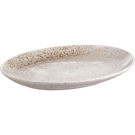 Блюдо овал. «Лайфстиль»; фарфор; L=28см; песочн.