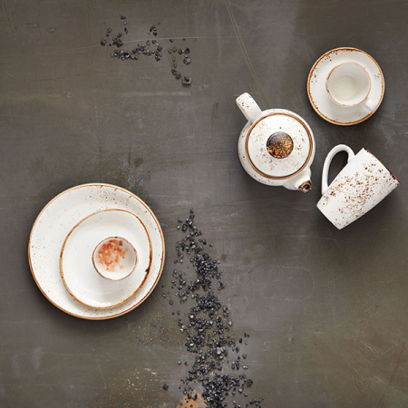 Тарелка мелкая «Крафт»; фарфор; D=28,H=2см; белый