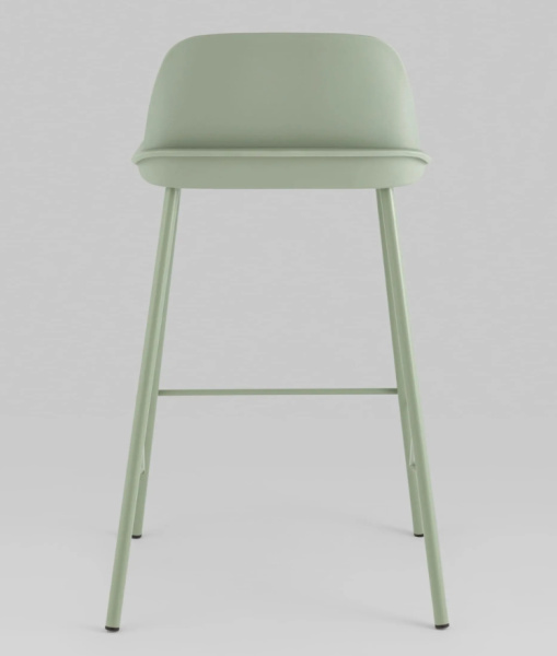Стул полубарный Mist серо-зеленый