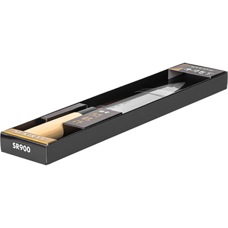 Нож кухонный «Киото» двусторонняя заточка; сталь нерж.,дерево; L=30/18,B=4см