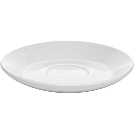 Блюдце «Монако Вайт»; фарфор; D=15,H=2см; белый