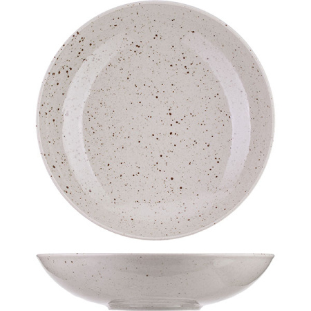 Тарелка для пасты «Лайфстиль»; фарфор; D=26см; песочн.