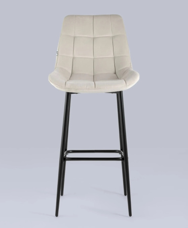 Стул барный Флекс велюр бежевый