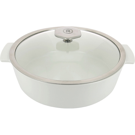 Кастрюля для запекания с крышкой «Революшн»; термост.стекло,керамика; 3.6л; D=28,H=12.5см