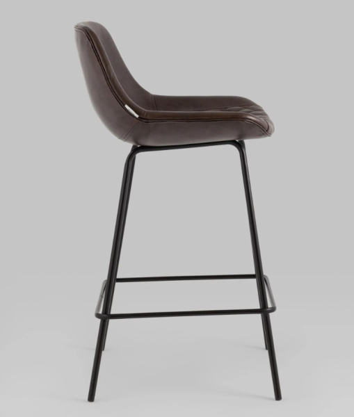 Стул полубарный Деймон экокожа коричневый