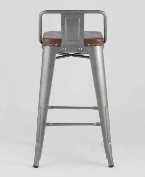 Стул полубарный TOLIX SOFT серебристый