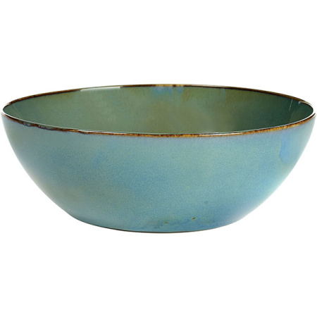 Салатник; керамика; 900мл; D=18.4,H=7.1см; серый