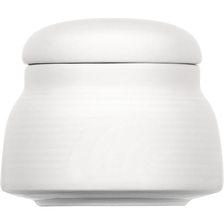 Сахарница «Карат»; фарфор; 160мл; D=8,H=5.5см; белый