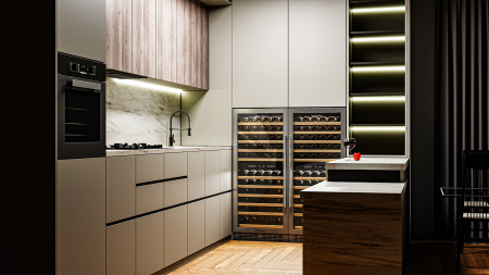 Фото Винный шкаф Meyvel MV116-KST2 Винный шкаф Meyvel MV116-KST2