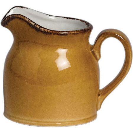 Молочник «Террамеса мастед»; фарфор; 140мл; D=7,H=7,L=10.3см; св.корич.
