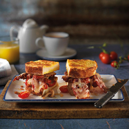 Блюдо прямоуг. «Блю дэппл»; фарфор; L=20,B=10см; белый,синий