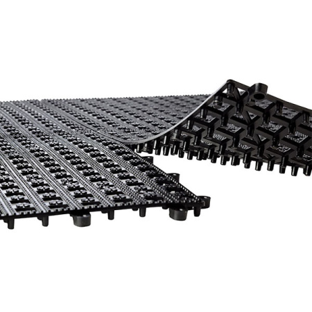 Коврик барный APS 330х330 мм черный