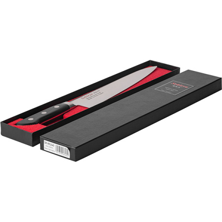 Нож кухонный «Осака» односторонняя заточк; сталь нерж.,полиоксиметилен; L=37/24см