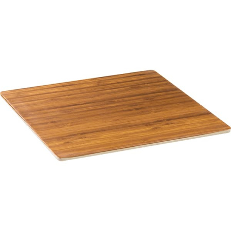 Доска сервиров. цвет”бамбук”; пластик; H=15,L=254,B=254мм