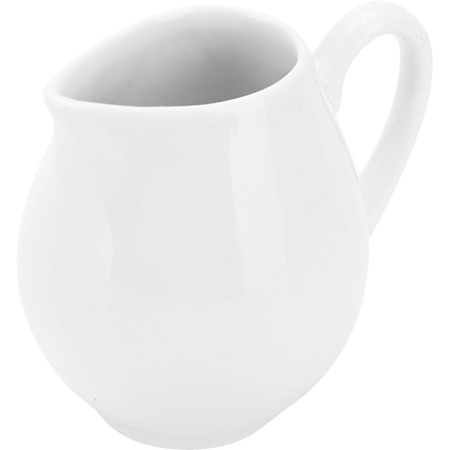 Фото Сливочник; фарфор; 50мл; D=3.5см; белый Сливочник; фарфор; 50мл; D=3.5см; белый