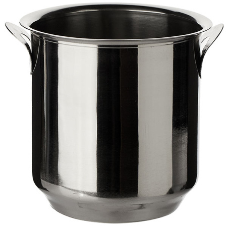 Емкость для льда «Проотель»; сталь нерж.; 2.2л; D=16,H=16,B=18см; металлич.