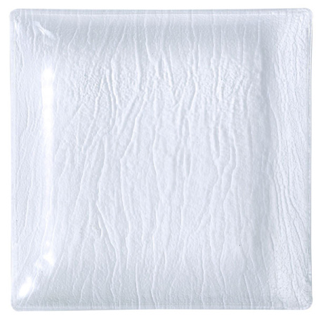 Блюдце квадратное «Минерали»; стекло; L=11,B=11см; матовый