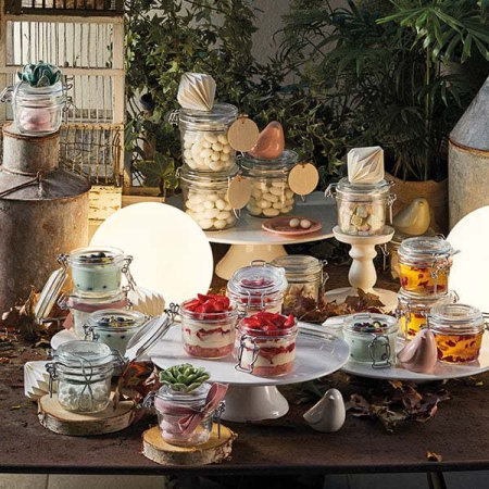 Фото Банка для сыпуч. продук. «Фидо»; стекло; 0.75л; D=9.5,H=13.5см; прозр. Банка для сыпуч. продук. «Фидо»; стекло; 0.75л; D=9.5,H=13.5см; прозр.