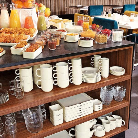 Чашка чайная «Дайринг»; фарфор; 220мл; D=8,H=6.7см; белый