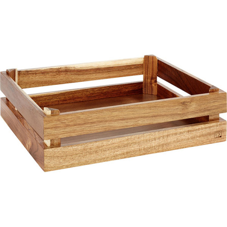 Ящик для подачи; акация; H=20.5,L=35,B=29см; св.корич.