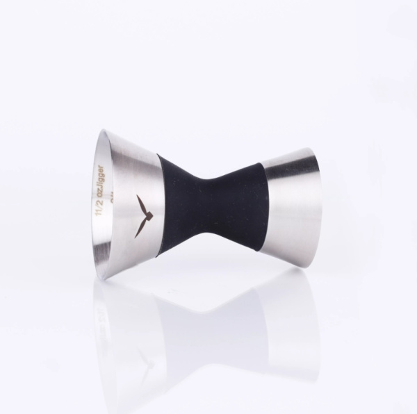 Джиггер AnyBar Mr Slim Silicone 30/45, матовое серебро