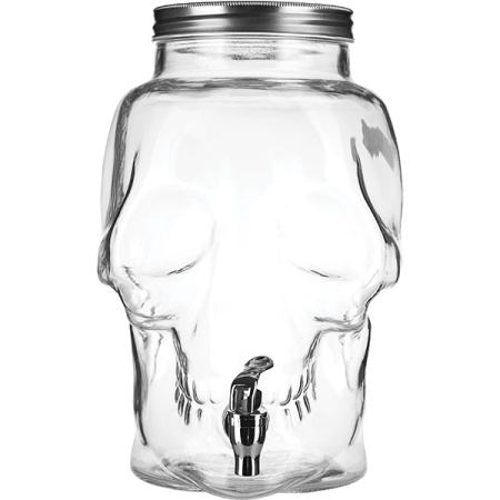 Банка-емкость с краном; стекло; 8л; D=14,H=33.5см; прозр.