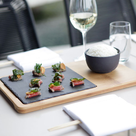 Поднос для арт.641007,642035; бамбук; H=1.7,L=37,B=24см