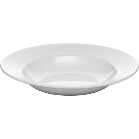 Тарелка глубокая «Уиллоу»; фарфор; 340мл; D=24,H=4см; белый