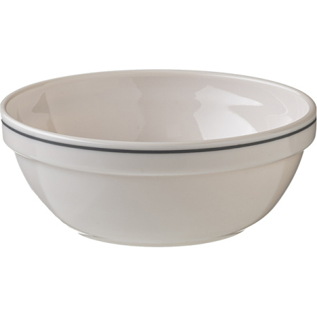 Салатник «Рисепшн»; стекло; 300мл; D=12,H=4.5см; слон.кость,серый