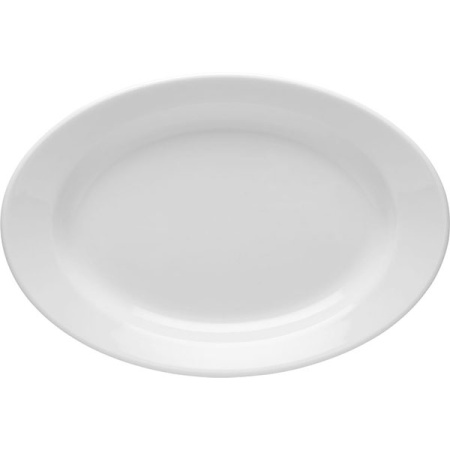 Блюдо для рыбы «Кашуб-хел»; фарфор; H=5,L=38,B=22см; белый