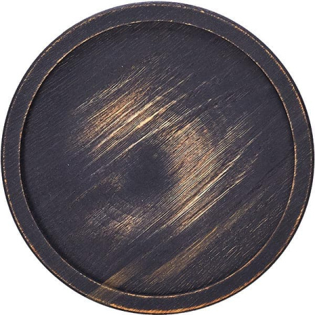 Доска для подачи круглая без ручки Д=24см дуб (04090788)