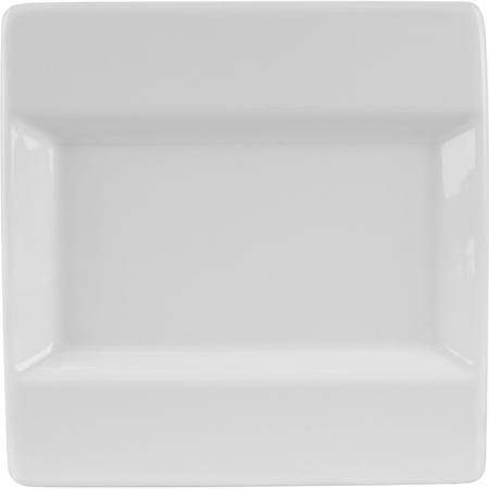 Блюдо квадр. «Фрейм»; фарфор; L=15.3,B=15.3см; белый