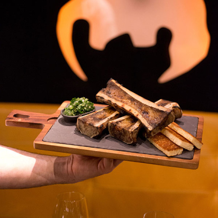 Блюдо прямоугольное «Базальт»; фарфор; L=30,B=20см; черный,матовый