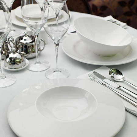 Салатник «Монако Вайт»; фарфор; 140мл; D=13.9,H=6.5см; белый