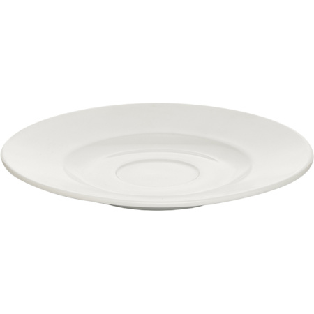 Блюдце «Монако Вайт»; фарфор; D=11.2,H=1.8см; белый