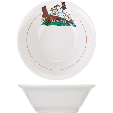 Салатник «Далматинцы»; фарфор; 360мл