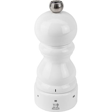 Мельница для перца «Ю Селект» метал.мех.; дерево; D=5.8,H=12см; белый