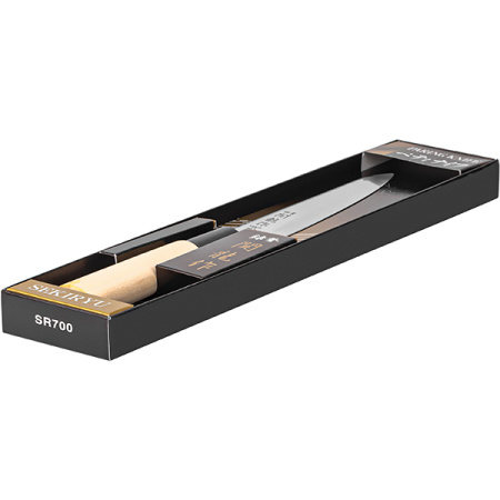 Нож кухонный «Киото» двусторонняя заточка; сталь нерж.,дерево; L=23.5/12,B=2.5см