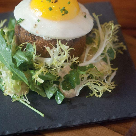 Блюдо квадратное «Базальт»; фарфор; L=15,B=15см; черный,матовый