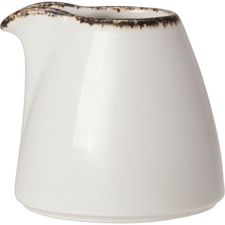 Молочник «Браун дэппл»; фарфор; 85мл; белый,коричнев.