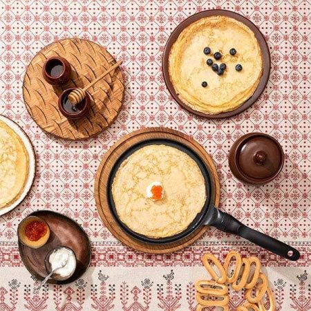 Горшок для запекания «Премиум»; 100мл; коричнев.