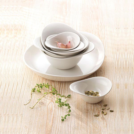 Салатник «ФриСтайл»; фарфор; 750мл; D=28,H=6см; белый