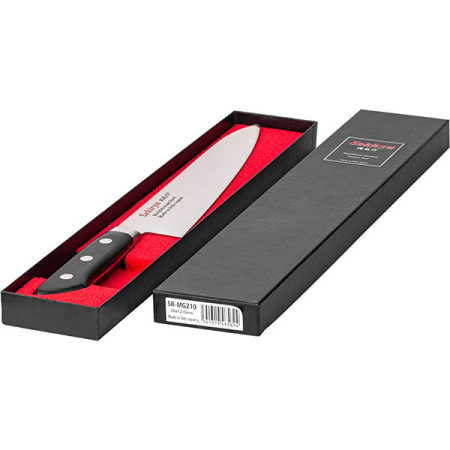 Нож кухонный «Осака» одностороняя заточка; сталь нерж.,полиоксиметилен; L=33/21см