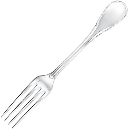 Вилка столовая «Барок»; посеребрен.; L=208мм